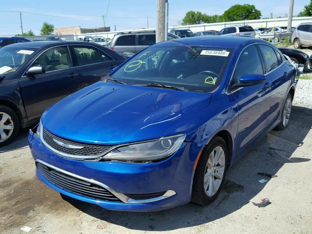 1C3CCCAB8HN510802 - 2017 CHRYSLER 200 LIMITE BLUE photo 2