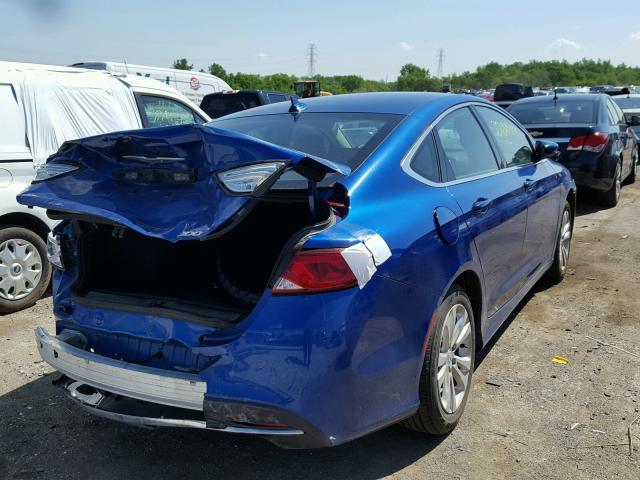 1C3CCCAB8HN510802 - 2017 CHRYSLER 200 LIMITE BLUE photo 4