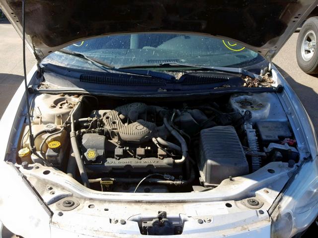 1C3EL75R34N112284 - 2004 CHRYSLER SEBRING GT SILVER photo 7