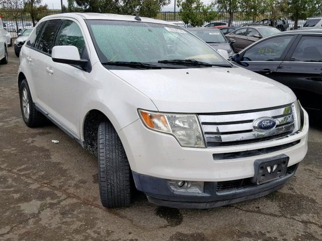 2FMDK38C79BA68055 - 2009 FORD EDGE SEL WHITE photo 1