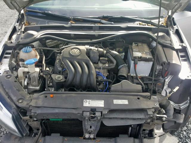 3VW1K7AJ5CM382894 - 2012 VOLKSWAGEN JETTA BASE SILVER photo 7