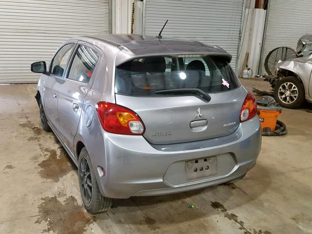 ML32A3HJ3FH038615 - 2015 MITSUBISHI MIRAGE DE GRAY photo 3