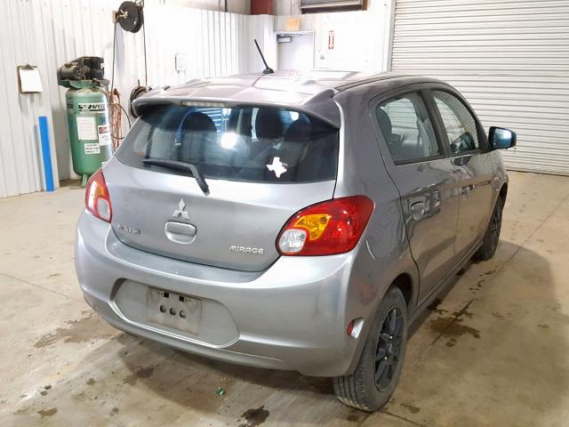 ML32A3HJ3FH038615 - 2015 MITSUBISHI MIRAGE DE GRAY photo 4