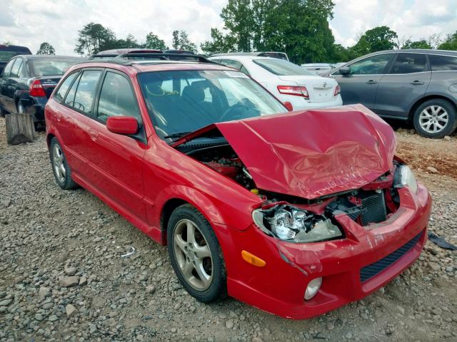 JM1BJ246121595812 - 2002 MAZDA PROTEGE PR RED photo 1