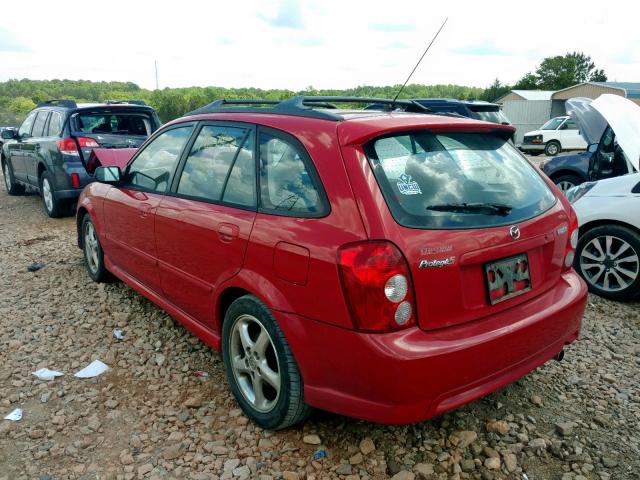 JM1BJ246121595812 - 2002 MAZDA PROTEGE PR RED photo 3