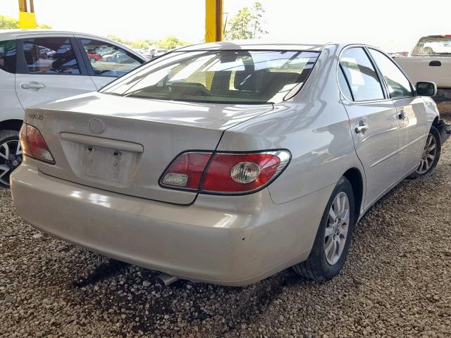 JTHBF30G435042103 - 2003 LEXUS ES 300 SILVER photo 4