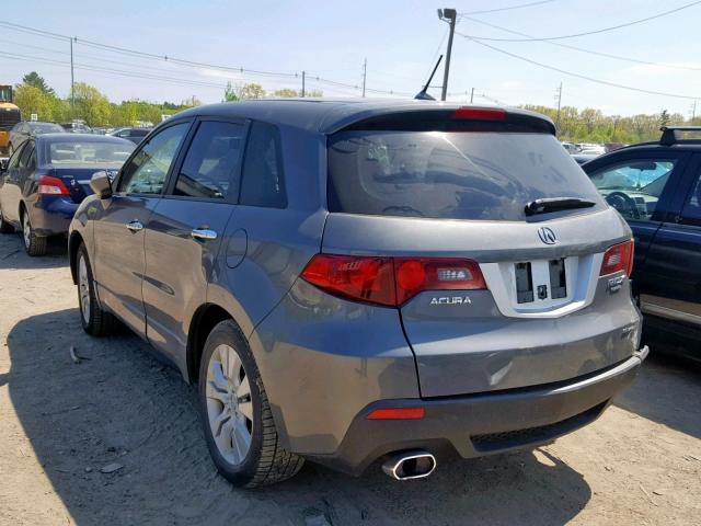 5J8TB1H58AA006347 - 2010 ACURA RDX TECHNO GRAY photo 3