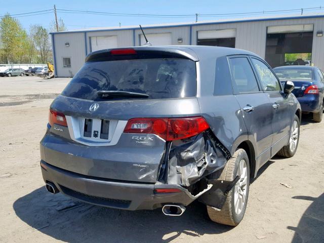 5J8TB1H58AA006347 - 2010 ACURA RDX TECHNO GRAY photo 4