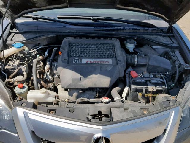 5J8TB1H58AA006347 - 2010 ACURA RDX TECHNO GRAY photo 7