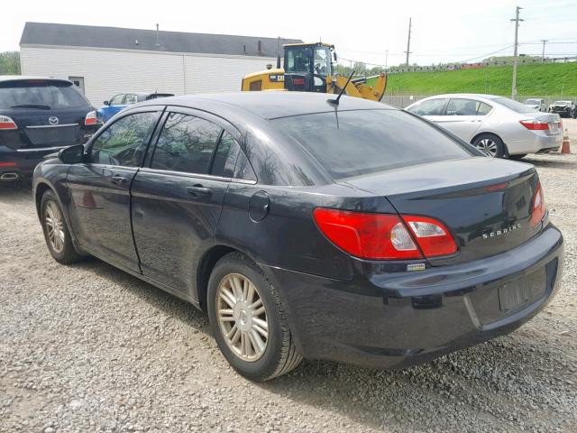 1C3LC56R18N131187 - 2008 CHRYSLER SEBRING TO BLACK photo 3