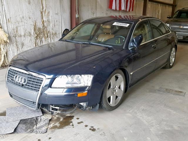 WAUML44E76N003878 - 2006 AUDI A8 L QUATT BLUE photo 2