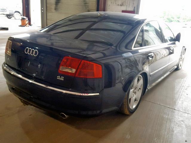 WAUML44E76N003878 - 2006 AUDI A8 L QUATT BLUE photo 4