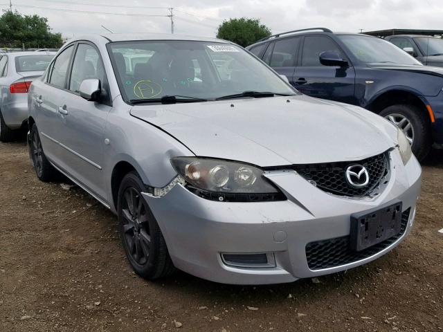 JM1BK32G671665956 - 2007 MAZDA 3 I SILVER photo 1