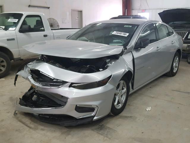 1G1ZB5ST3JF178577 - 2018 CHEVROLET MALIBU LS 银色 照片 2