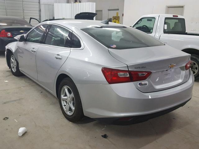 1G1ZB5ST3JF178577 - 2018 CHEVROLET MALIBU LS 银色 照片 3