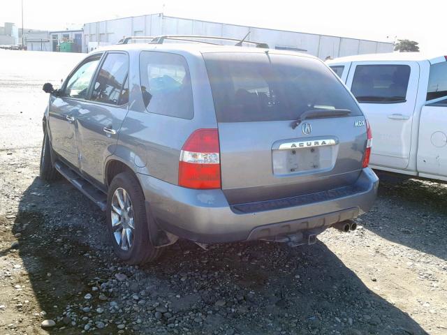 2HNYD18872H516615 - 2002 ACURA MDX TOURIN GRAY photo 3