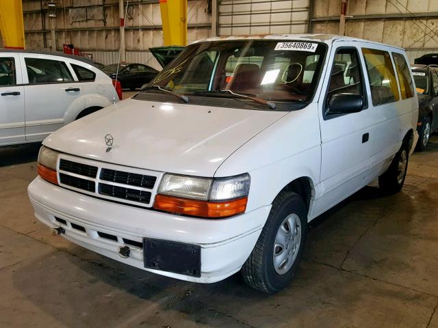 2B4GH2534RR569035 - 1994 DODGE CARAVAN WHITE photo 2