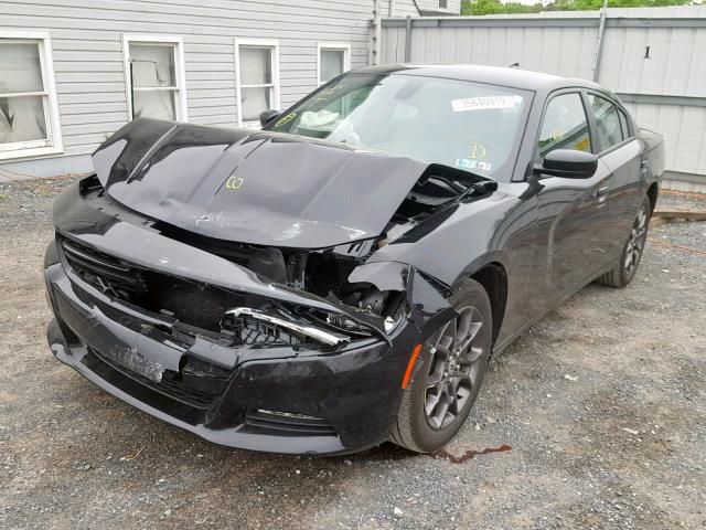 2C3CDXJG8JH235463 - 2018 DODGE CHARGER GT BLACK photo 2