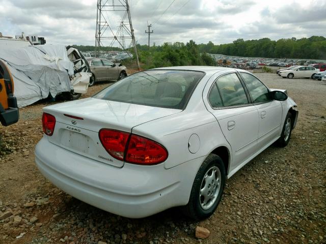 1G3NK52F72C153099 - 2002 OLDSMOBILE ALERO GX WHITE photo 4