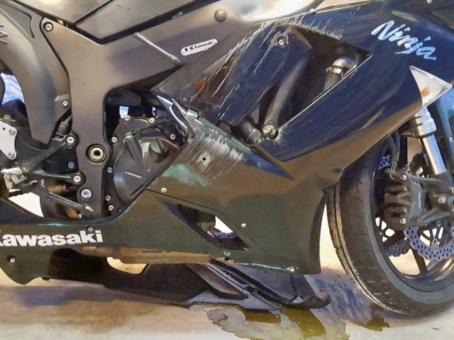 JKAZX4P167A011852 - 2007 KAWASAKI ZX600 P BLACK photo 7