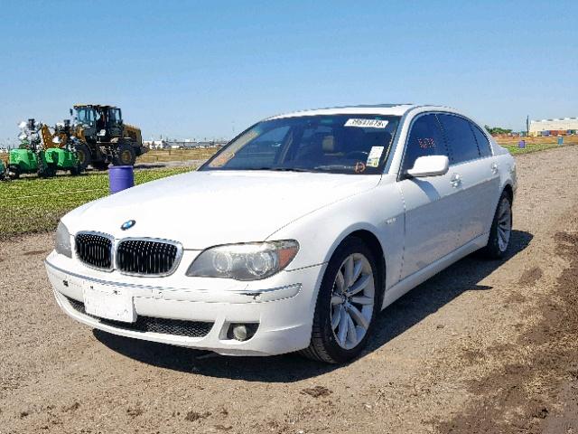 WBAHN835X7DT65568 - 2007 BMW 750 WHITE photo 2