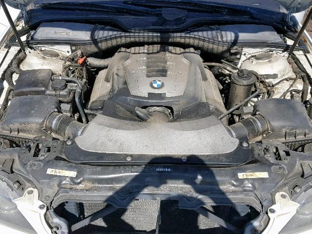 WBAHN835X7DT65568 - 2007 BMW 750 WHITE photo 7