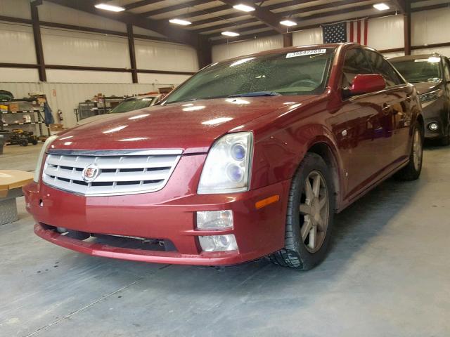 1G6DW677960128352 - 2006 CADILLAC STS RED photo 2