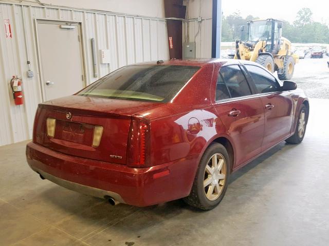 1G6DW677960128352 - 2006 CADILLAC STS RED photo 4