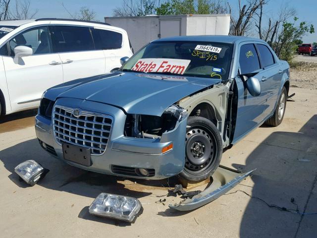 2C3LA53G28H306905 - 2008 CHRYSLER 300 TOURIN TURQUOISE photo 2