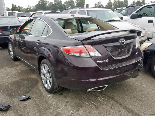 1YVHP82B295M28254 - 2009 MAZDA 6 S BURGUNDY photo 3