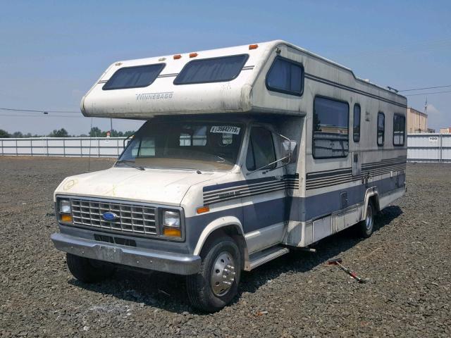 1FDKE30G3KHB23798 - 1989 WINNEBAGO MOTORHOME TWO TONE photo 2