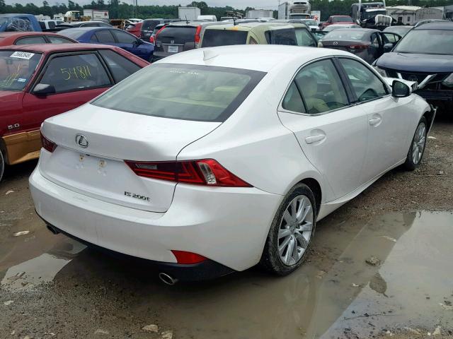 JTHBA1D24G5014146 - 2016 LEXUS IS 200T WHITE photo 4