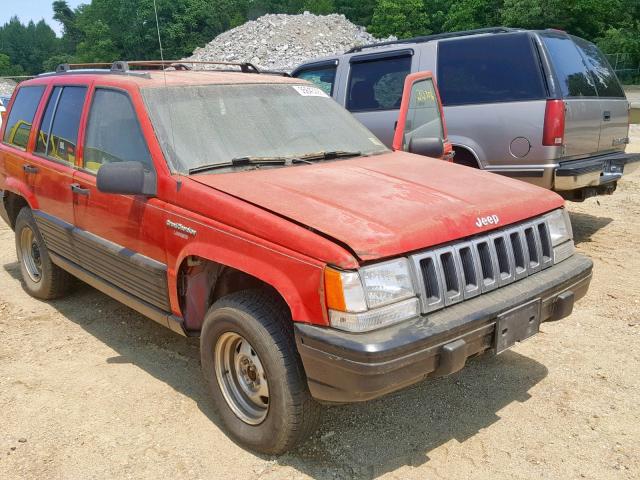 1J4GZ58Y8PC683161 - 1993 JEEP GRAND CHER RED photo 1