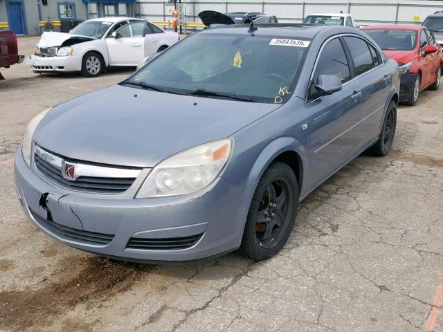 1G8ZS57B18F282657 - 2008 SATURN AURA XE BLUE photo 2