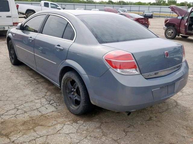 1G8ZS57B18F282657 - 2008 SATURN AURA XE BLUE photo 3