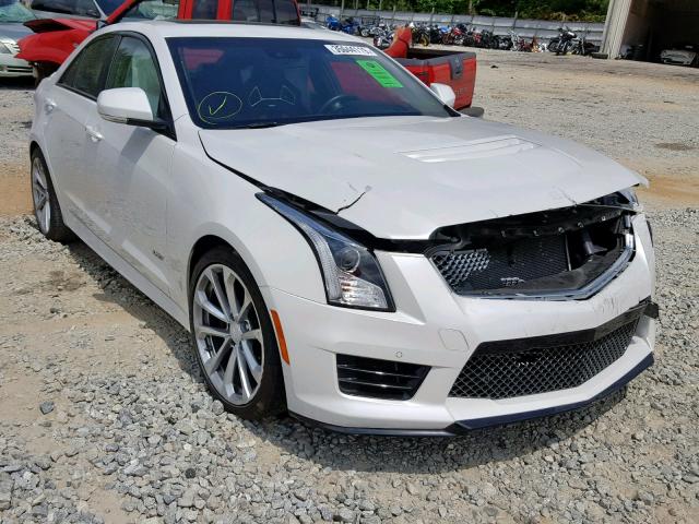 1G6AN5SY0G0111280 - 2016 CADILLAC ATS-V WHITE photo 1