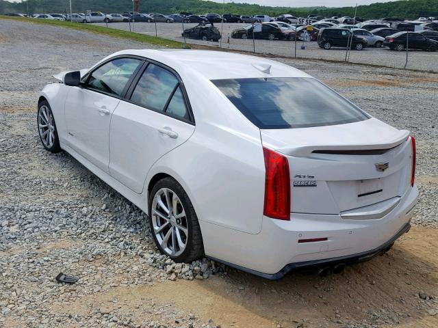 1G6AN5SY0G0111280 - 2016 CADILLAC ATS-V WHITE photo 3