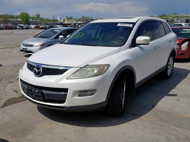 JM3TB38A080153275 - 2008 MAZDA CX-9 WHITE photo 2