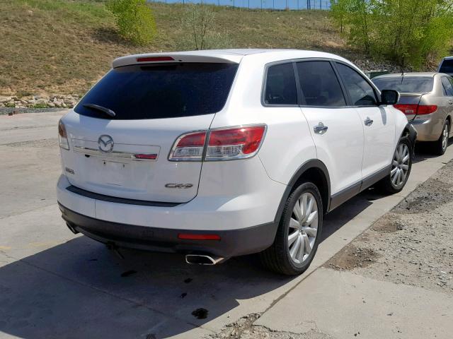 JM3TB38A080153275 - 2008 MAZDA CX-9 WHITE photo 4