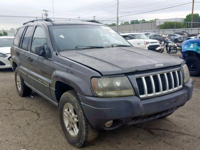 1J4GW48N74C346596 - 2004 JEEP GRAND CHER GRAY photo 1