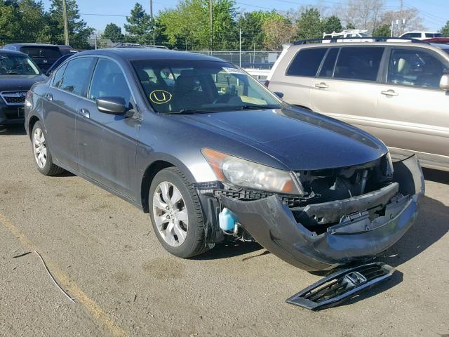 JHMCP26808C019562 - 2008 HONDA ACCORD EXL GRAY photo 1