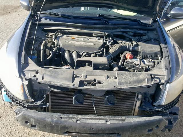 JHMCP26808C019562 - 2008 HONDA ACCORD EXL GRAY photo 7