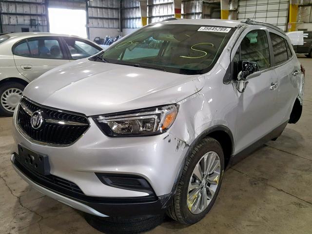 KL4CJASB4KB726170 - 2019 BUICK ENCORE PRE SILVER photo 2