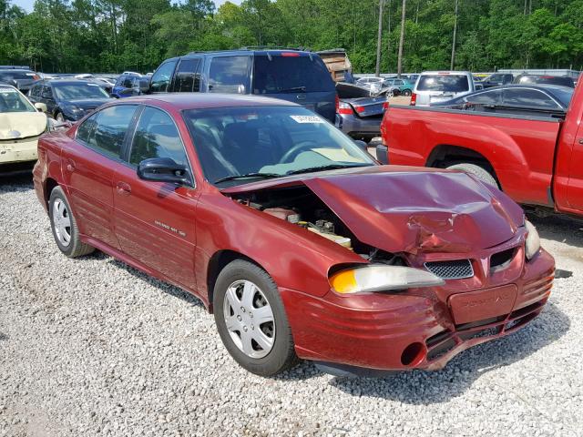 1G2NE52T31M514810 - 2001 PONTIAC GRAND AM S BURGUNDY photo 1