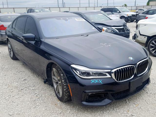 WBA7F2C59GG416997 - 2016 BMW 750 XI BLACK photo 1