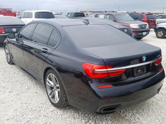 WBA7F2C59GG416997 - 2016 BMW 750 XI BLACK photo 3
