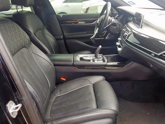 WBA7F2C59GG416997 - 2016 BMW 750 XI BLACK photo 5