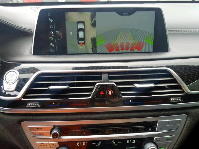 WBA7F2C59GG416997 - 2016 BMW 750 XI BLACK photo 9