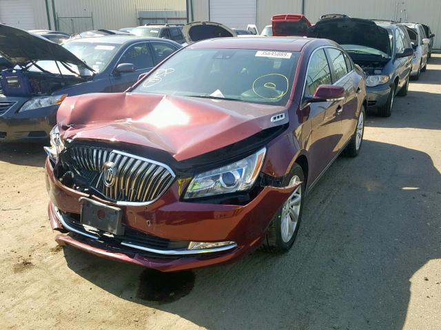 1G4GB5G39FF227629 - 2015 BUICK LACROSSE RED photo 2