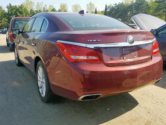 1G4GB5G39FF227629 - 2015 BUICK LACROSSE RED photo 3